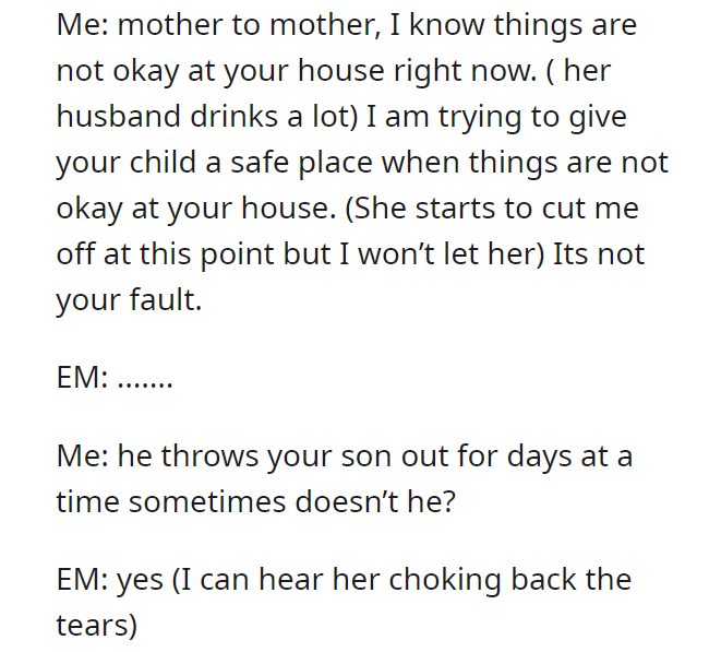EM wants me to stop treating my young adult children as adults.