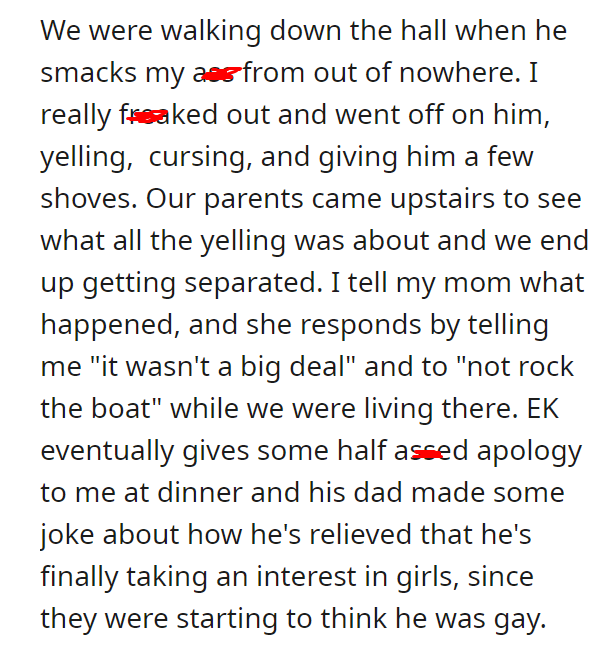 EP's try to pimp me out to an EK and try to ruin my life when I don't let them.
