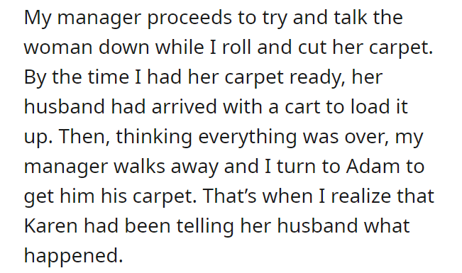 Ex employee chews out a Karen