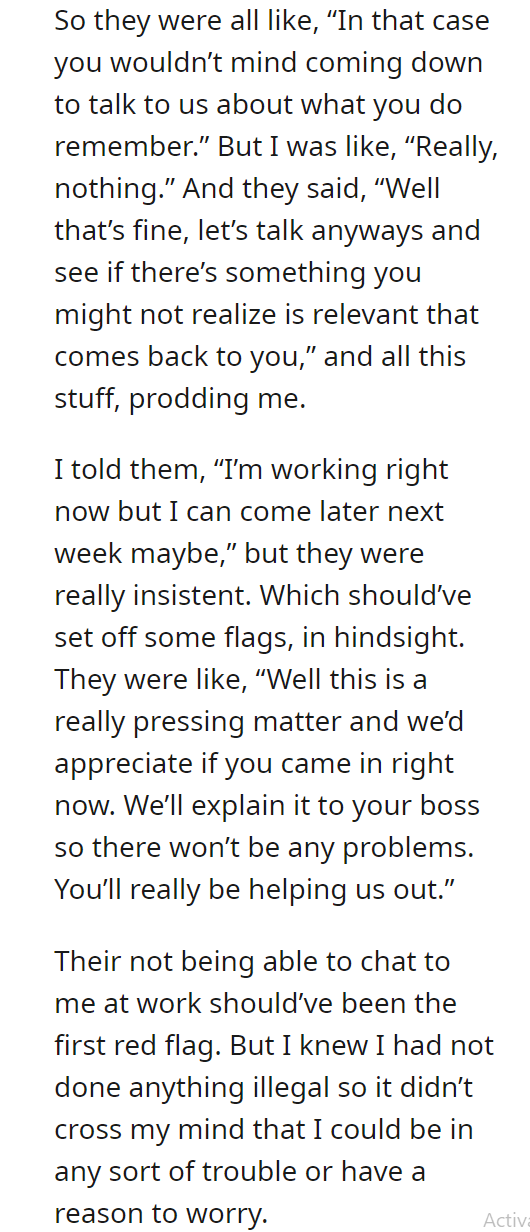 Falsely accused of working with crime syndicate because I delivered them a pizza