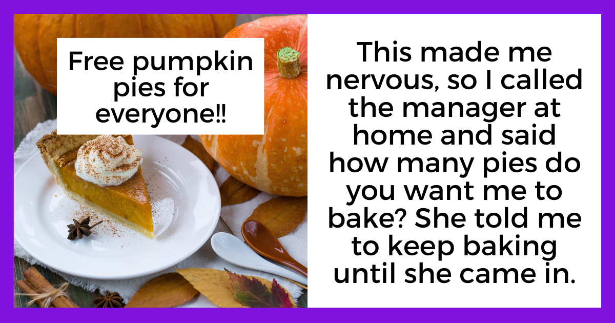 Boss Tells Employee To Keep Baking Pies Until She Arrives, Employee Maliciously Complies And Bakes All The Pies That Were In The Freezer