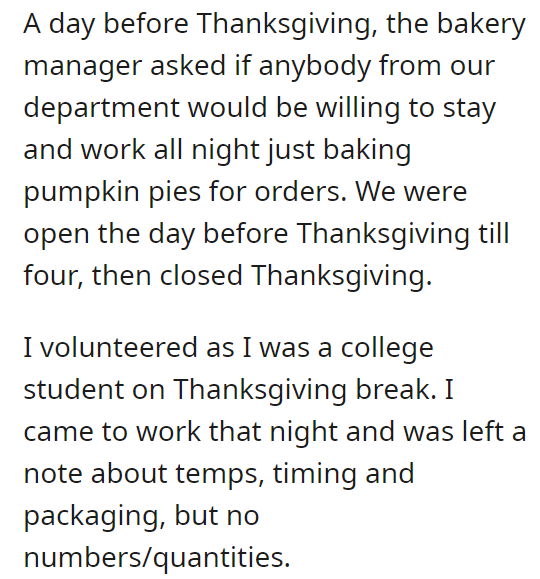 Free pumpkin pies for everyone