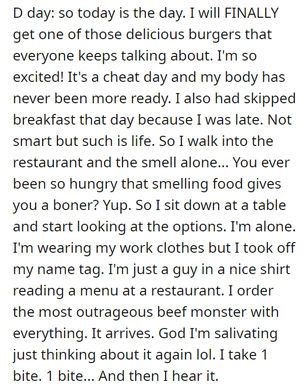 Hamburger time is PRECIOUS 4