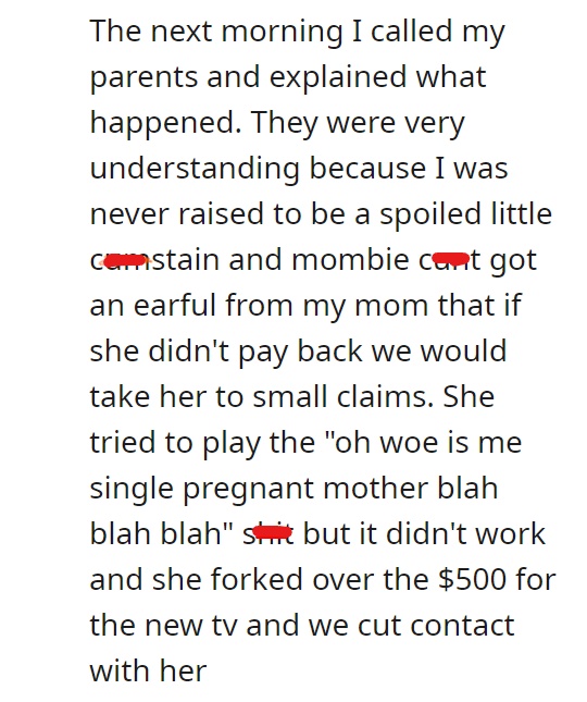 You can't just throw out a stranded pregnant mother and her toddler at 3am in the cold Oh yes I fucking can