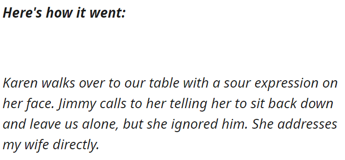 Karen-walks-over