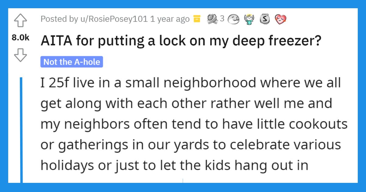 Locking Deep Freezer