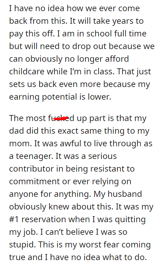 My husband has been lying to me about our finances and we are fucked