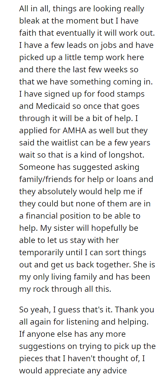 My husband was killed in a car accident and I have found out we are tens of thousands of dollars in debt.