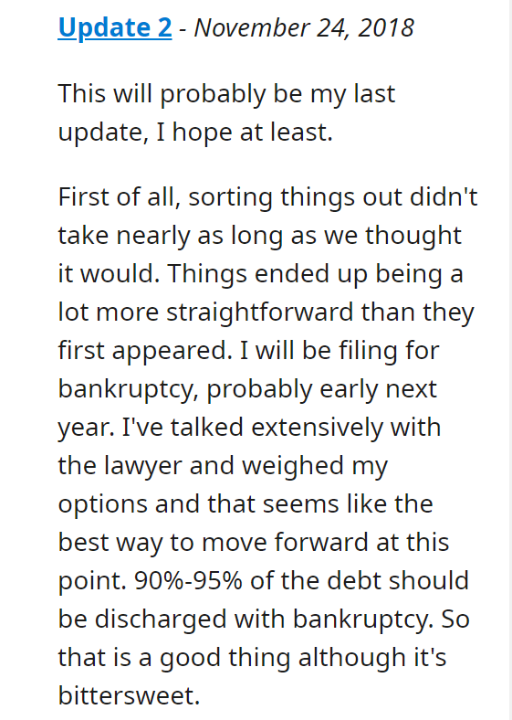 My husband was killed in a car accident and I have found out we are tens of thousands of dollars in debt.