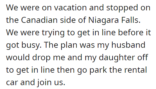 That's my husband, not a shuttle driver