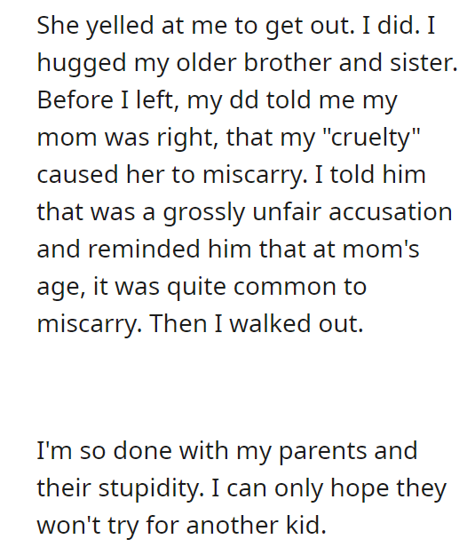 [UPDATE] "We're having a sixth kid we can't afford, so we expect you to give us your college fund."