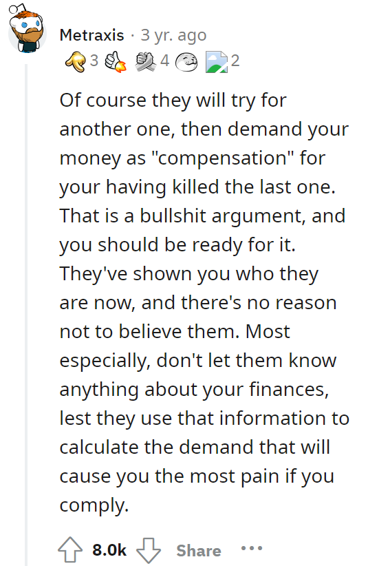 [UPDATE] "We're having a sixth kid we can't afford, so we expect you to give us your college fund."