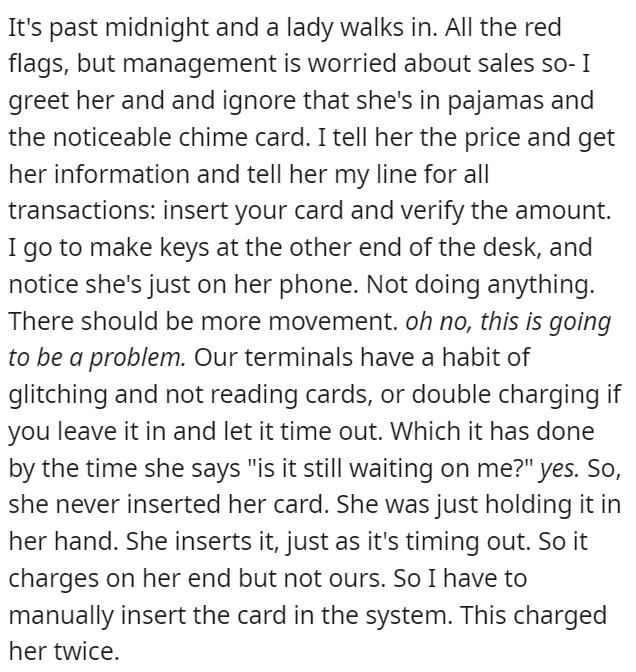 charged-her-twice
