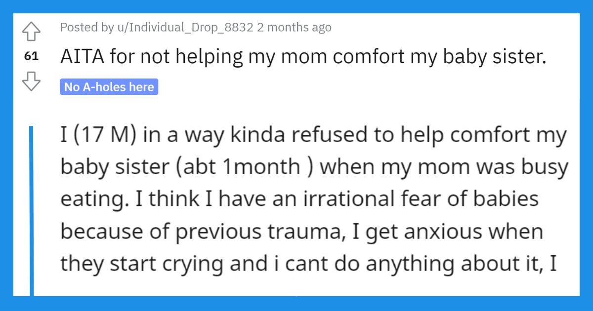 Comforting Baby Sister