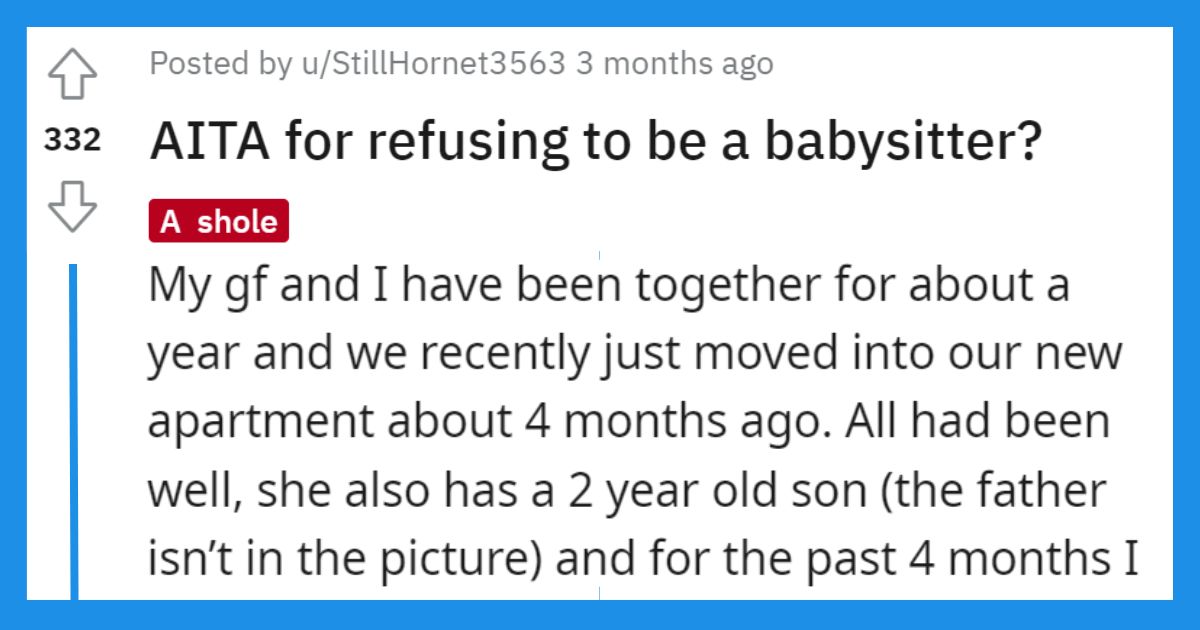 Refusing to Babysit