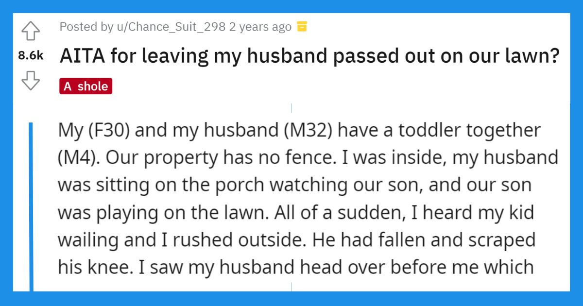 left husband unconscious