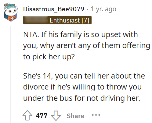 not-driving-her-