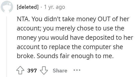 depositer-to-her-account-